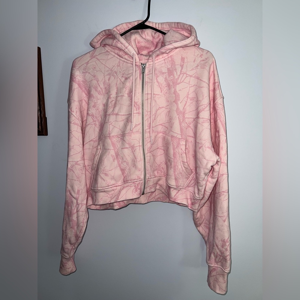 Dairy Boy Pink Camo Zip Up